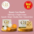 QR Glow Combo Deal 3 - QR Instant Glow Soap + 2× QR Night Cream