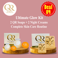 QR Glow Combo Deal 4 - QR Instant Glow Soap (2x) + QR Night Cream (2x)
