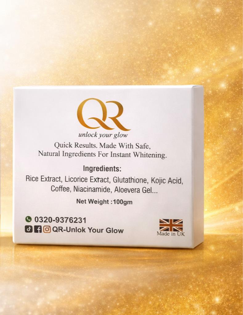 QR Instant Glow Soap Bar--Skin Whitening