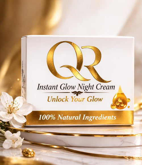 QR Glow Combo Deal 1 -- Instant Glow Soap Bar + Instant Glow Night Cream