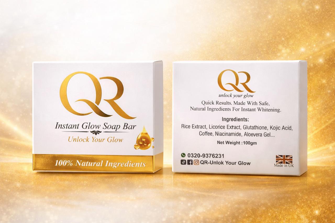 QR Instant Glow Soap Bar--Skin Whitening